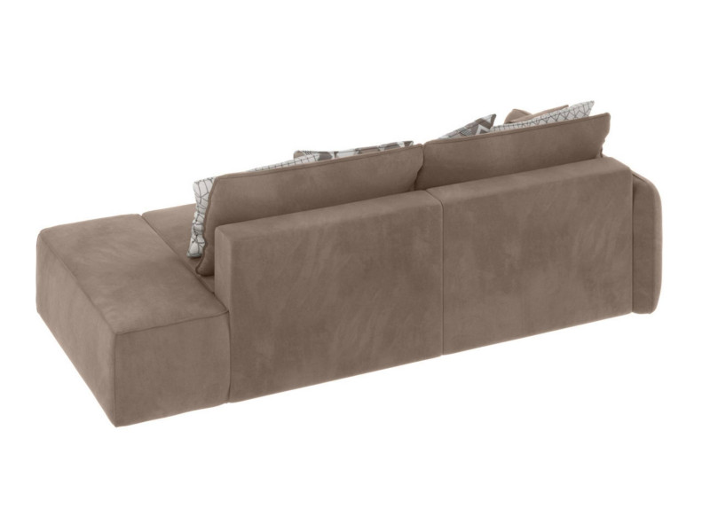 Prawa sofa capuccino tył