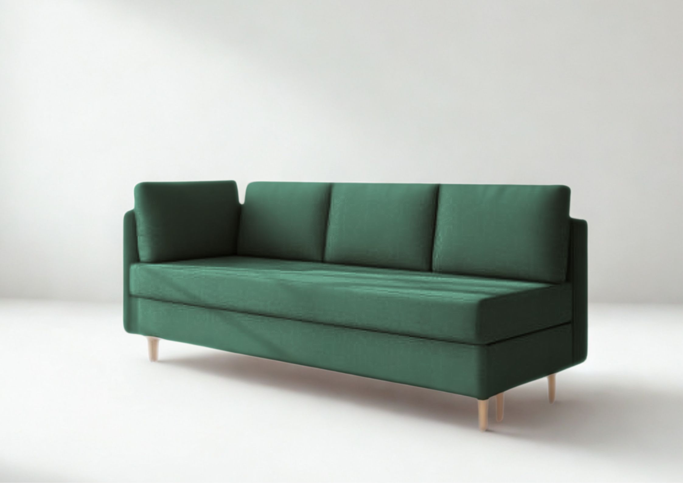 lewa-mala-sofa-skandynawska-prato-na-drewnianych-nozkach-zielona lewa-mala-sofa-skandynawska-prato-na-drewnianych-nozkach-zielona