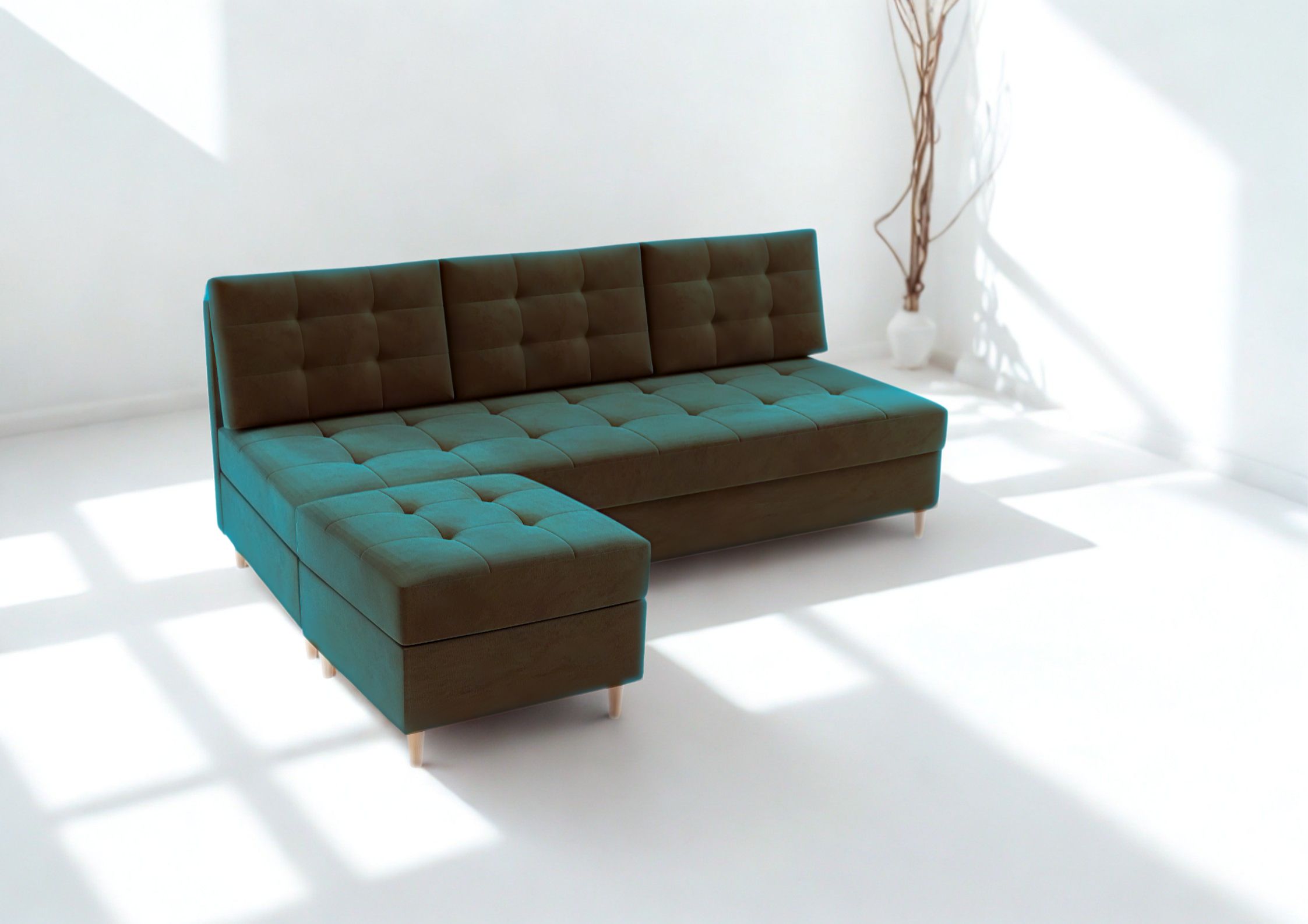 mala-sofa-z-pufa-sofonaroznik-rozkladany-pero-zielona mala-sofa-z-pufa-sofonaroznik-rozkladany-pero-zielona