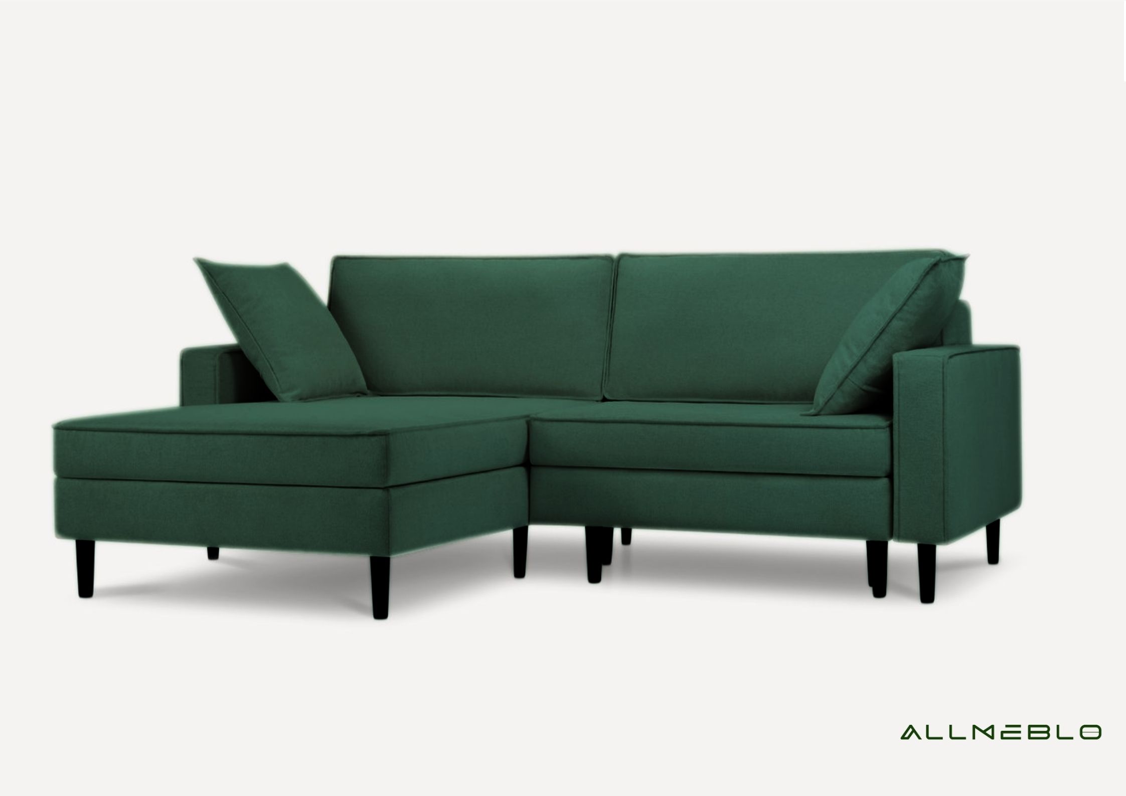 Zielony narożnik rozkładany Oslo lewy Zielony narożnik rozkładany Oslo lewy