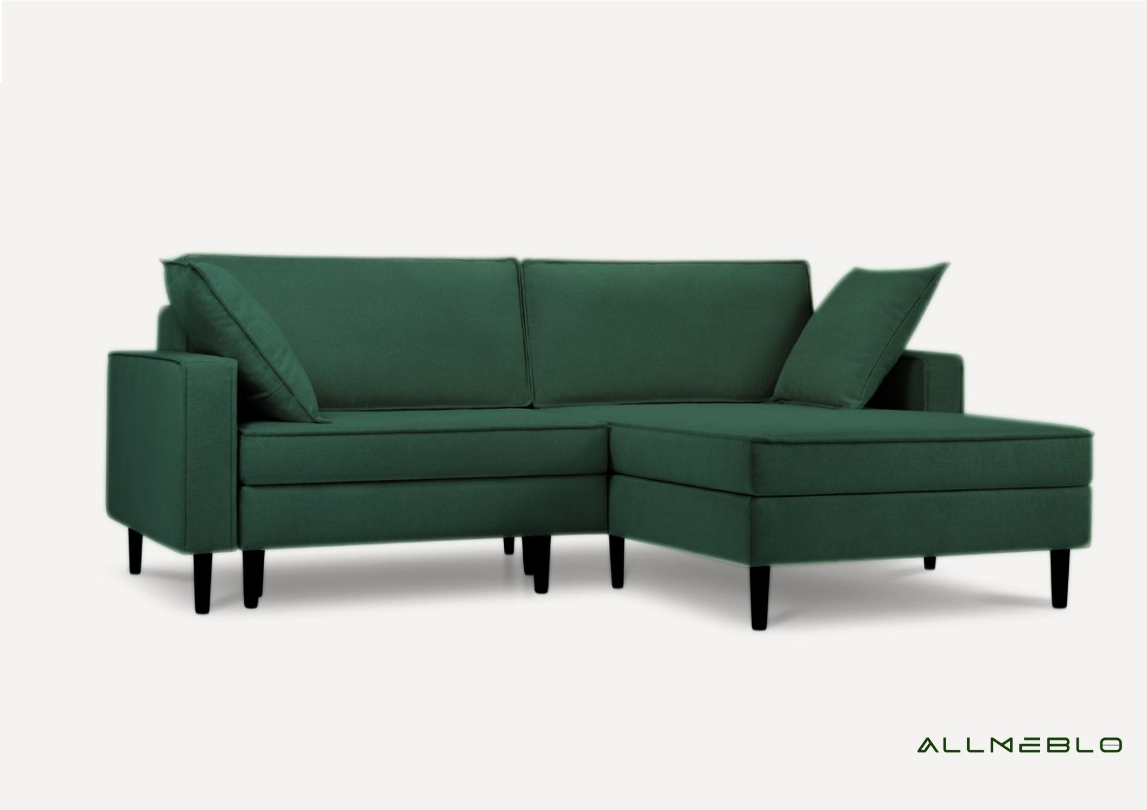 Zielony narożnik rozkładany Oslo prawy Zielony narożnik rozkładany Oslo prawy